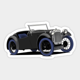 Austin Seven vintage Car Sticker